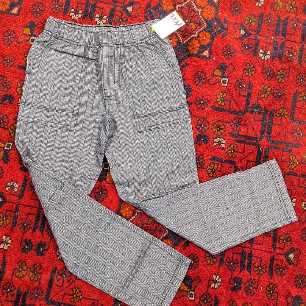 Tea Collection Printed Playwear Pants - Size 7, Color: Grey Zone
